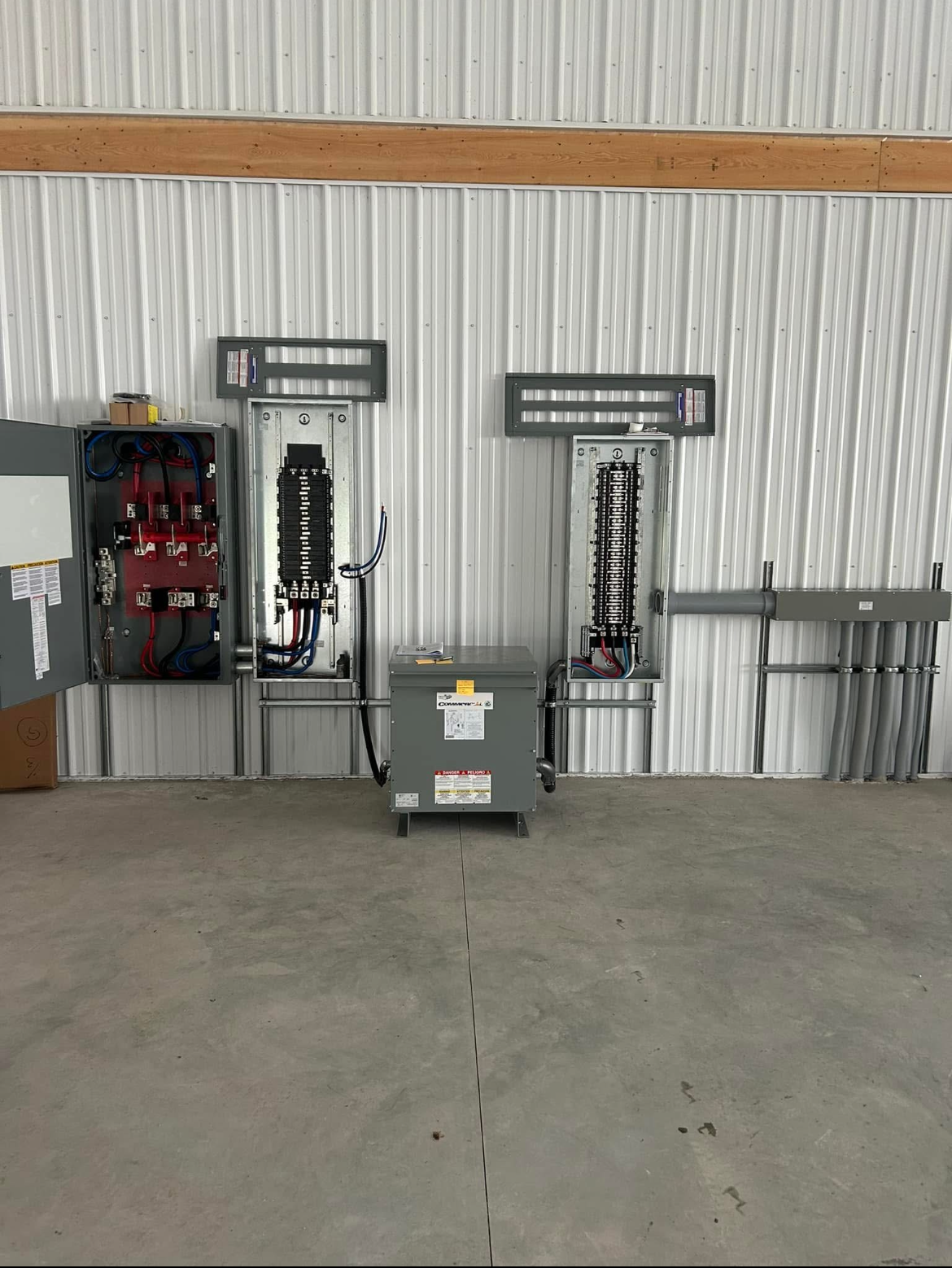 Commercial electrical service and distribution upgrade